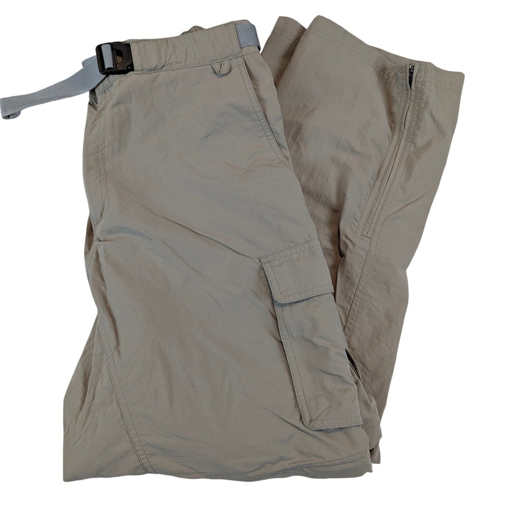 Eastern Mountain Sports Mens 32x30 Tan‎ Cargo Hiking Pants Lightweight Supplex